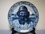 Delfts Blauwe Platter—Chemkefa—Volendam Holland-serie., Ophalen of Verzenden