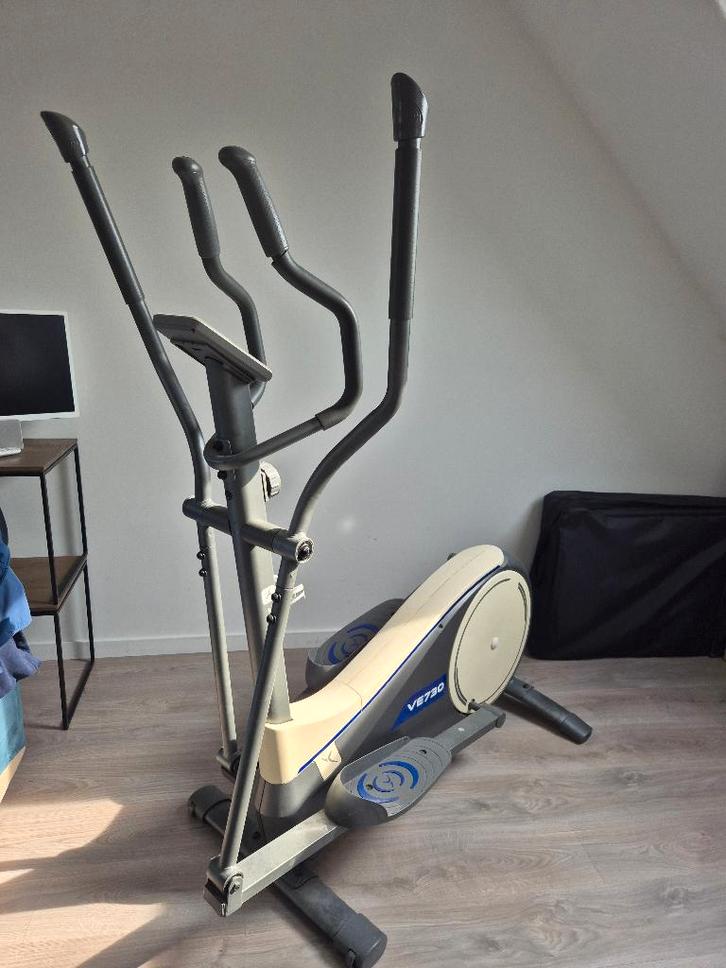 Crosstrainer Domyos VE730 – volledig werkend, Sports & Fitness, Appareils de fitness, Utilisé, Vélo elliptique, Bras, Jambes, Pectoraux