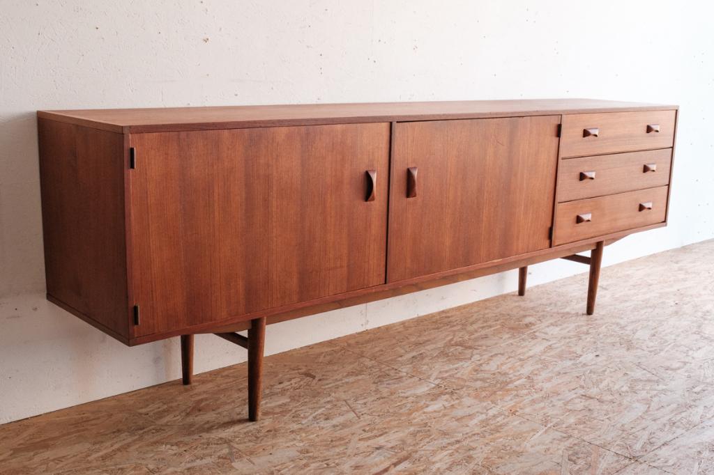Vintage sideboard / dressoir - Fristho, Enlèvement, Teck, Avec tablette(s)