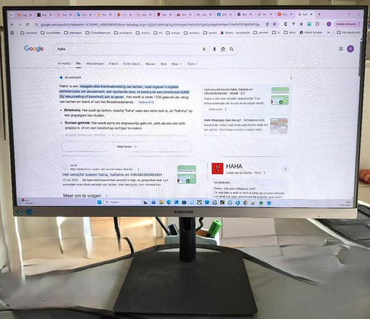 PC scherm Samsung S24R650FDU, Computers en Software, Monitoren, IPS, HD, Ophalen of Verzenden