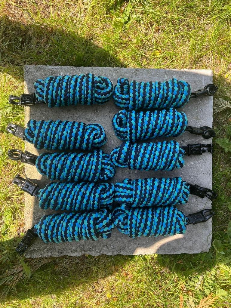 Halster pony (roze) touw (multicolor) set 10 stuks, Animaux & Accessoires, Chevaux & Poneys | Brides & Harnachement, Enlèvement