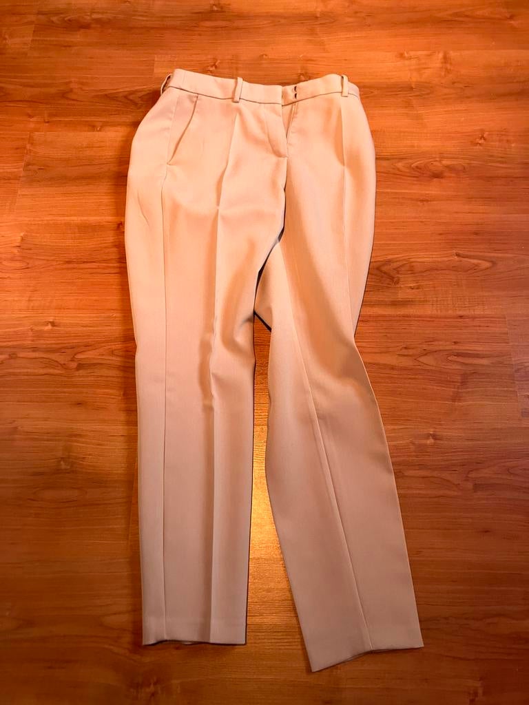Gekleede broek dames, Kleding | Dames, Broeken en Pantalons, Beige, Zo goed als nieuw, Lang, Ophalen