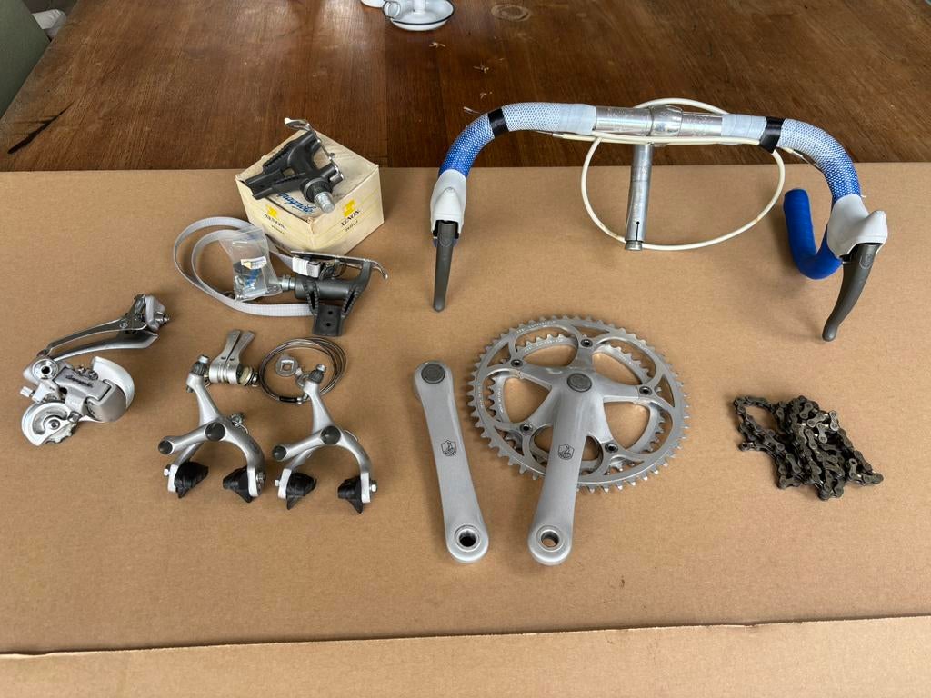 Complete Campagnolo Xenon groep jaren ‘90 incl wielset, Fietsen en Brommers, Fietsonderdelen, Verzenden