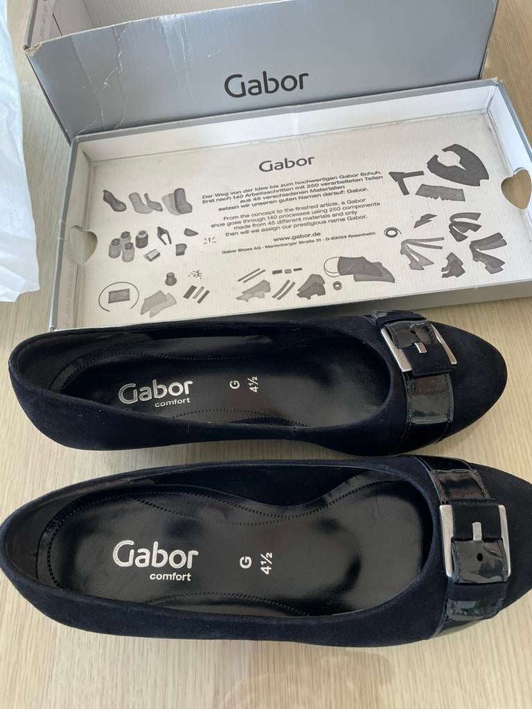 Gabor damesschoen., Ophalen, Nieuw, Zwart, Schoenen met lage hakken