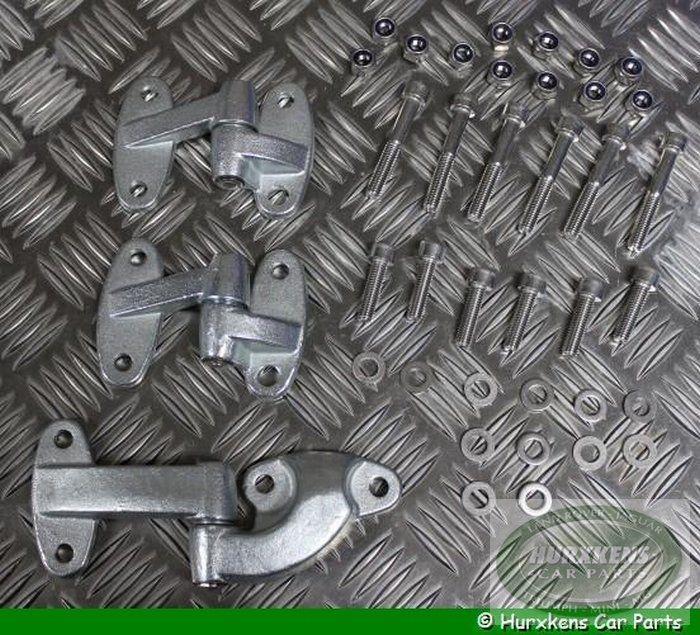 Set schanieren en bevestigingsmatriaal achterdeur Land Rover, Auto-onderdelen, Carrosserie, Nieuw, Ophalen of Verzenden