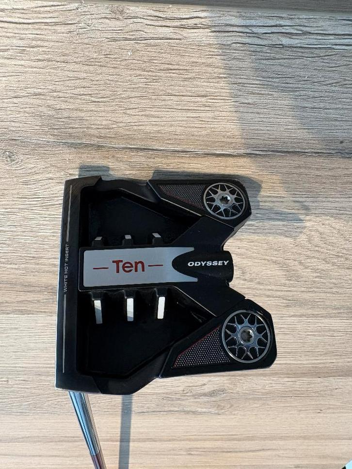 Putter Odyssey Ten S Red Stroke Lab gaucher, Sport en Fitness, Golf, Gebruikt, Club, Callaway, Ophalen of Verzenden