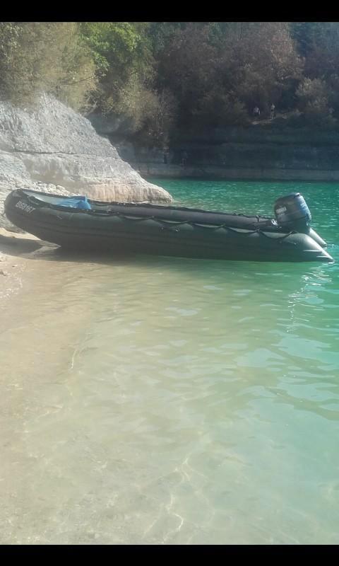 Quicksilver heavy duty 530, Watersport en Boten, Rubberboten, Quicksilver, Aluminium, Ophalen