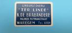 Speelkaart Waregem_likeurstokerij Ter Linde_blauw_213, Ophalen of Verzenden, Gebruikt, Speelkaart(en)