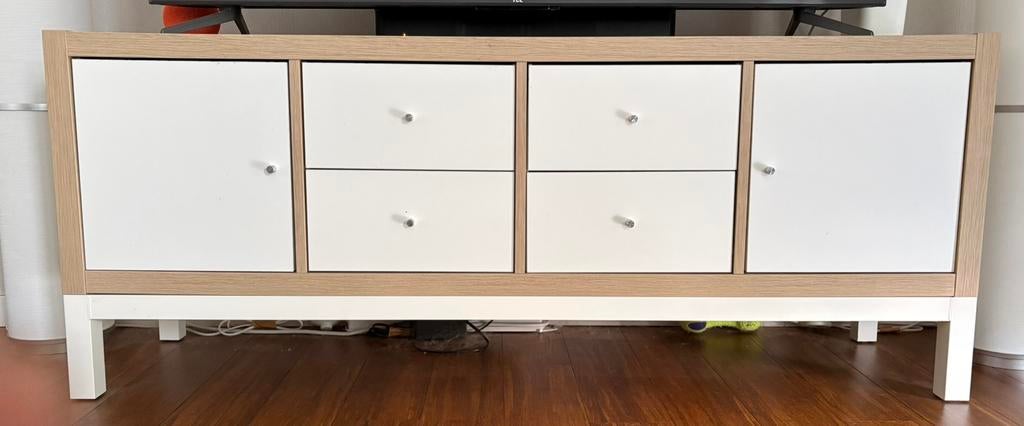 Meuble TV - Meuble bas, Maison & Meubles, Avec tiroir(s), 25 à 50 cm, Comme neuf, 100 à 150 cm