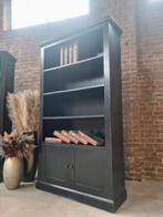 Massief houten boekenkast/bibliotheekkast GRATIS LEVERING, Ophalen, Flamant, 25 tot 50 cm, Overige houtsoorten