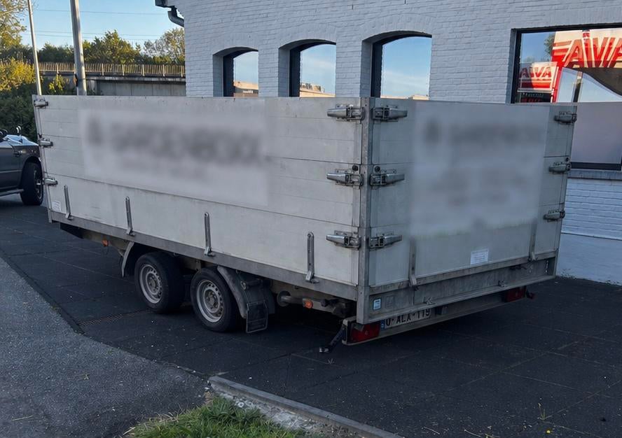 Elektrische kipper Aanhangwagen, Ophalen, Gebruikt