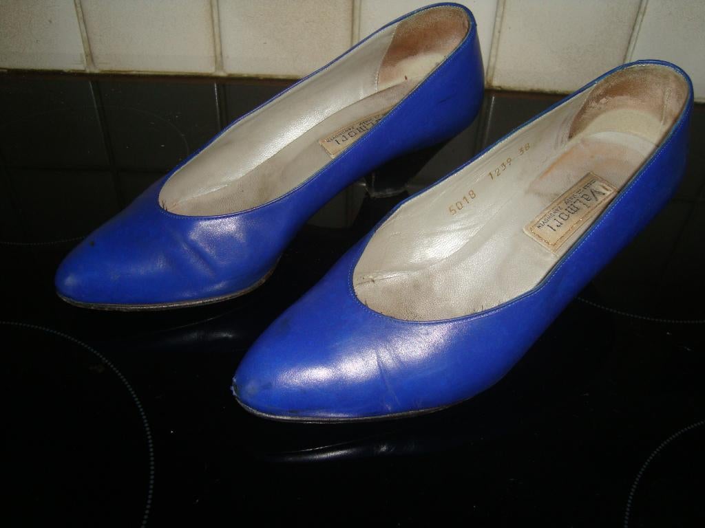 Vintage damesschoenen, Vêtements | Femmes, Chaussures, Enlèvement, Porté, Bleu, Chaussures basses