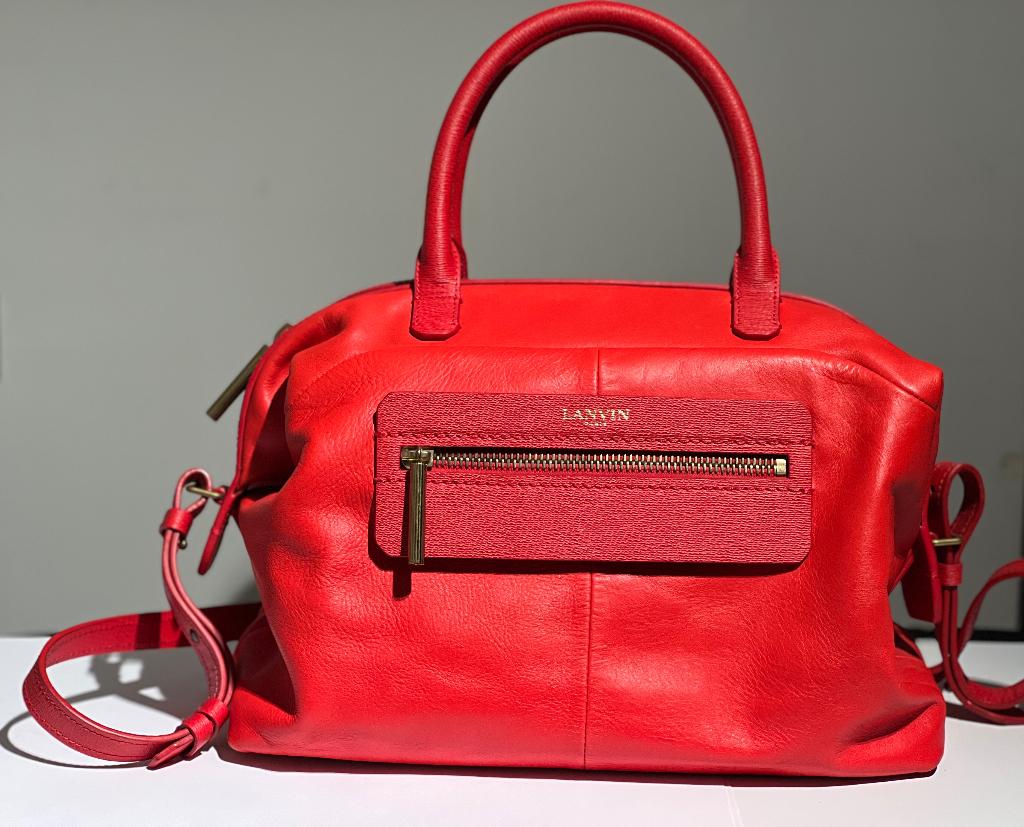 Schoudertas LANVIN Leder, Ophalen, Nieuw