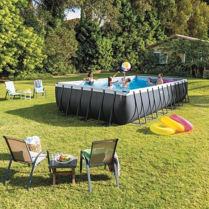 Piscine Intex ULTRA XTR, Tuin en Terras, Zwembaden, Gebruikt, Opzetzwembad, 120 cm of meer, 400 cm of meer, 300 cm of meer, Rechthoekig