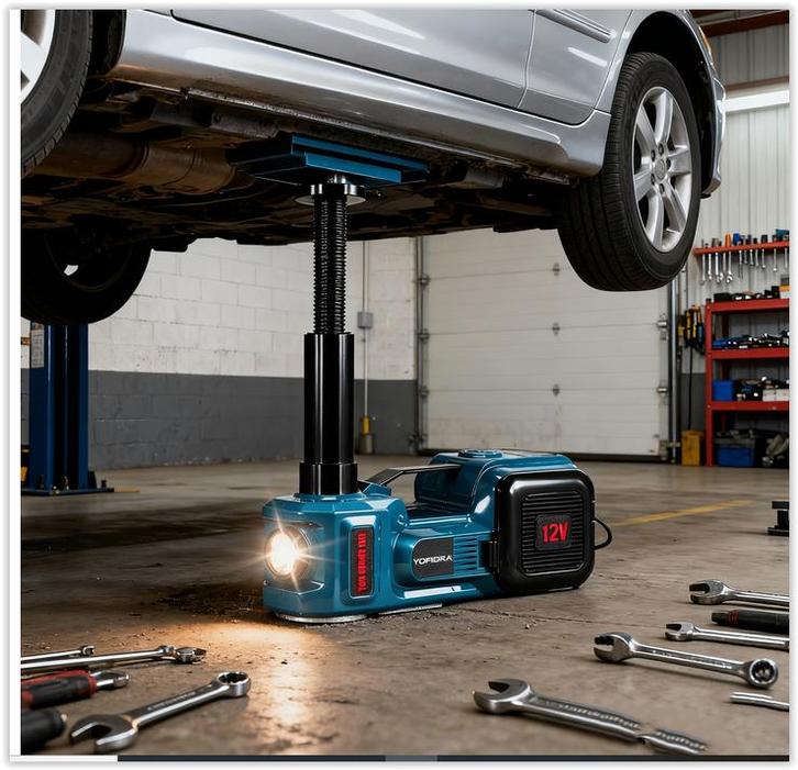 5-tons elektrische autokrik | 12V hydraulische krik met op, Autos : Divers, Prises, Neuf, Cric de garage, Hydraulique, Enlèvement ou Envoi