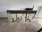 Tableaux en 3 parties motif floral, Maison & Meubles, Enlèvement, Comme neuf