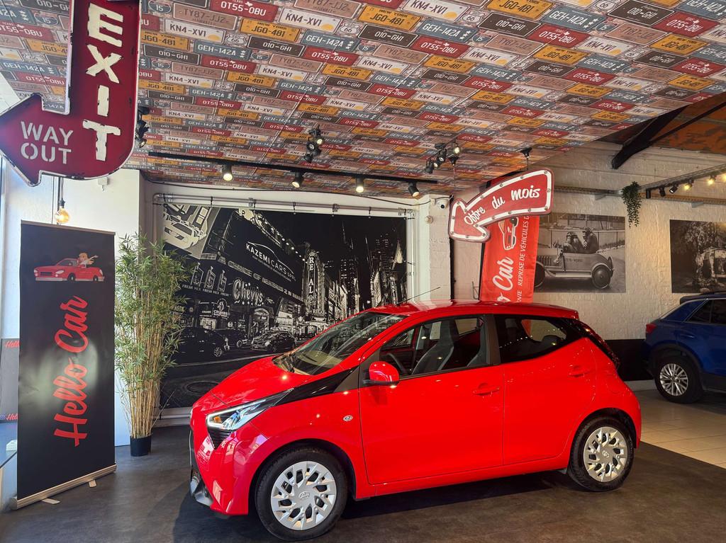 Toyota Aygo 1.0i * BOITE AUTO * CAMERA * CARPLAY * GARANTIE, Autos, Toyota, Rouge, Achat, 998 cm³, Euro 6
