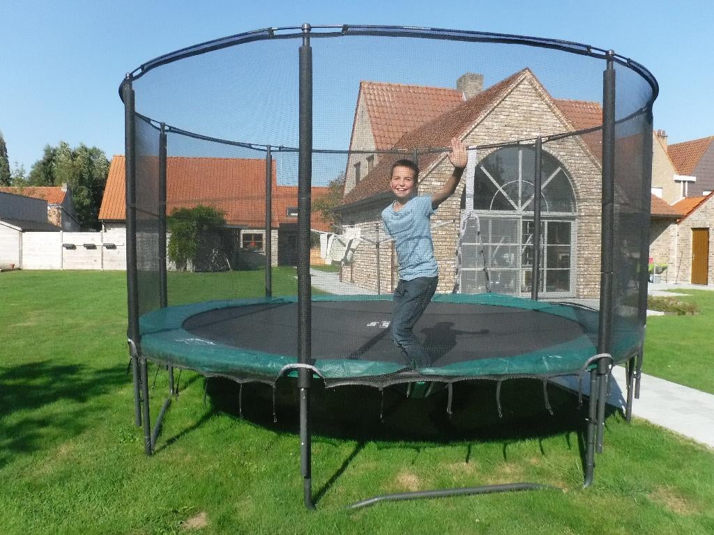 trampoline, Kinderen en Baby's, Speelgoed | Buiten | Trampolines, Ophalen, Gebruikt