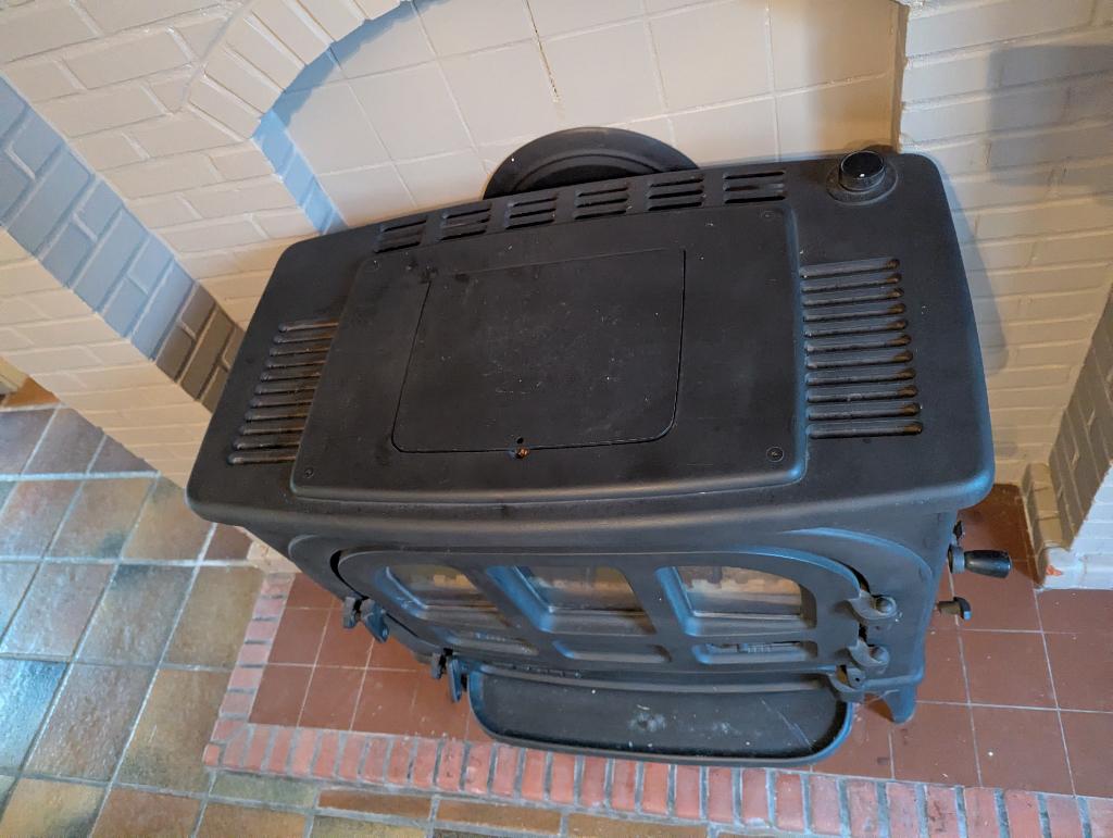 Houtkachel Dovre, Maison & Meubles, Poêles, Comme neuf, Autoportant, Poêle à bois, Bois, Enlèvement