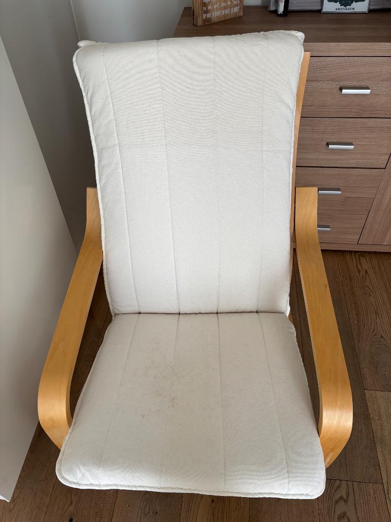 Fauteuil Poang, Maison & Meubles, Fauteuils, Scandinavisch, Enlèvement, Utilisé, 50 à 75 cm