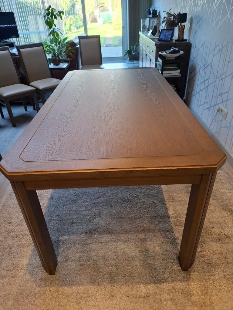 Eettafel en 6 stoelen, Enlèvement, Utilisé