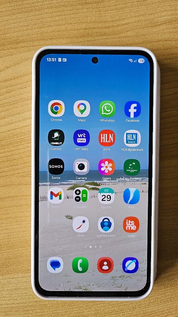 Samsung Galaxy A55 128gb 5G krasvrij met garantie !, Telecommunicatie, Ophalen, Touchscreen, Zo goed als nieuw, Zonder simlock