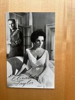 Postkaart met foto filmster Elizabeth Taylor- Jaren 1960, Envoi, Utilisé, Film, Photo ou Carte