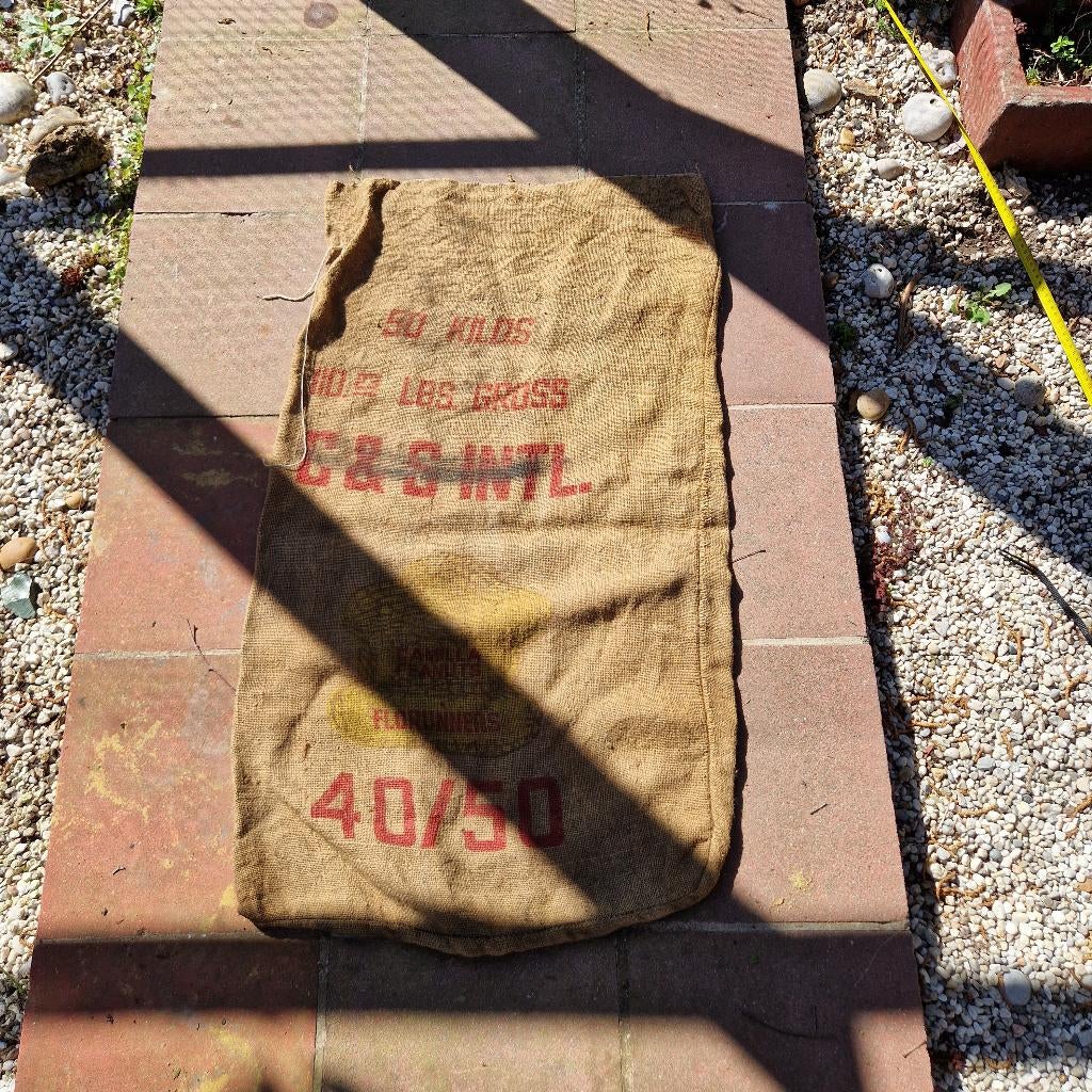 sac jute Camilla peanuts vintage, Enlèvement ou Envoi, Utilisé, Emballage