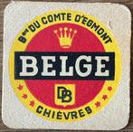 BELGE/BR.DU COMTE d'Egmont/Chièvres/Tapis à bière, Collections, Marques de bière, Enlèvement ou Envoi, Comme neuf, Sous-bock, Autres marques