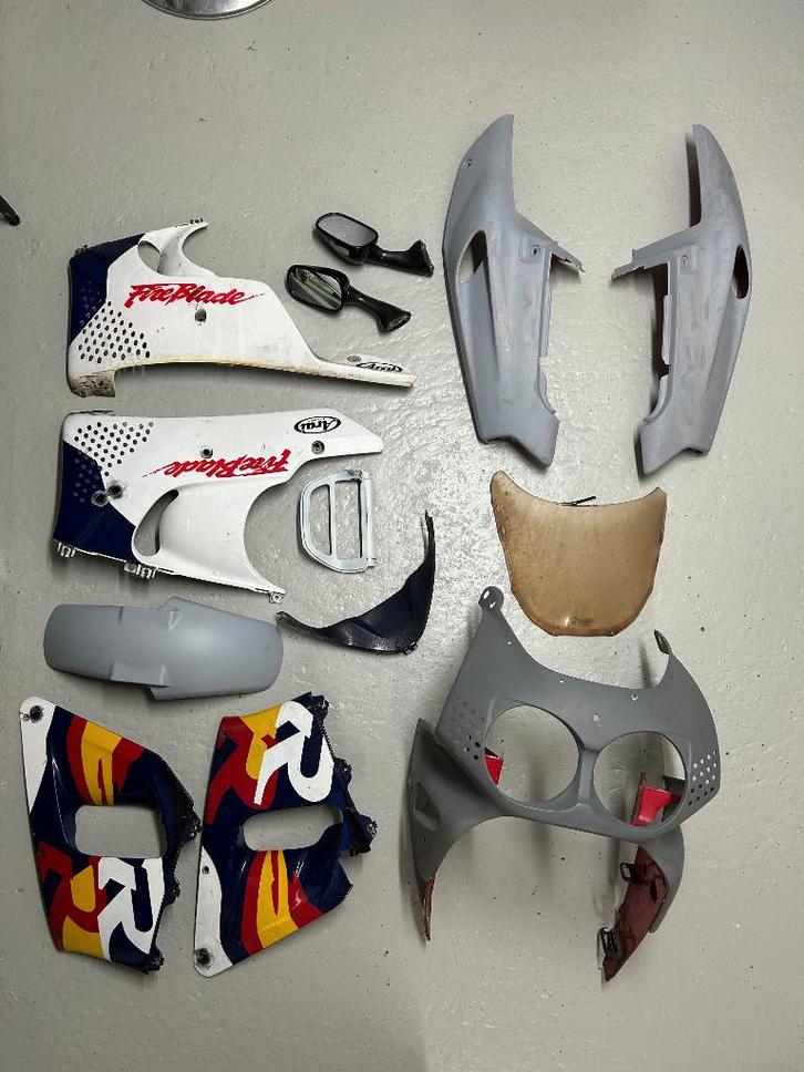 Originele kuipdelen Honda Fireblade CBR900rr SC28 1992 ABS, Motoren, Onderdelen | Honda, Gebruikt, Ophalen of Verzenden