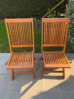 2 hardhout stoelen Bristol, Ophalen, Zo goed als nieuw, Hout