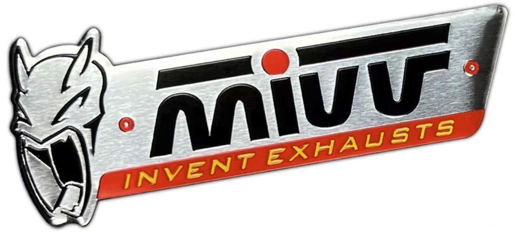 Mivv Invent Exhaust aluminium Uitlaatplaatje, Motos, Accessoires | Autocollants, Envoi