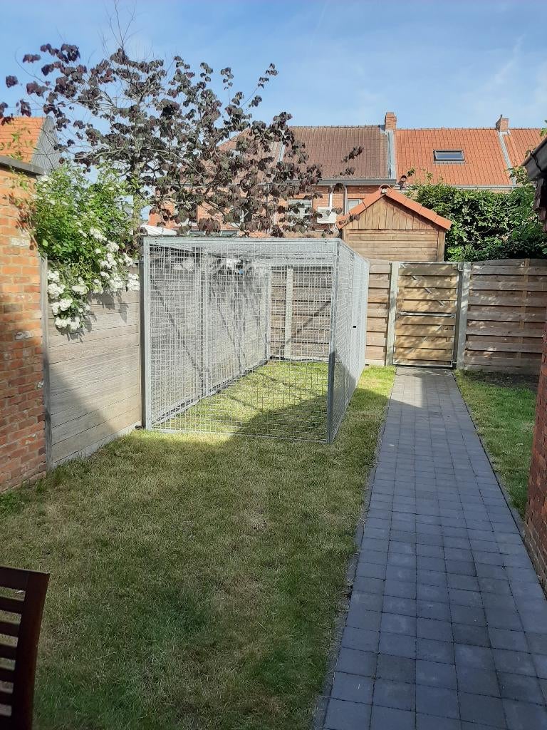 Groot gegalvaniseerd hok/ren voor dieren – perfecte staat, Dieren en Toebehoren, Ophalen, Zo goed als nieuw