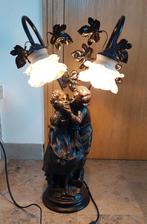 Vintage tafellamp in art-nouveau stijl, Antiek en Kunst, Ophalen