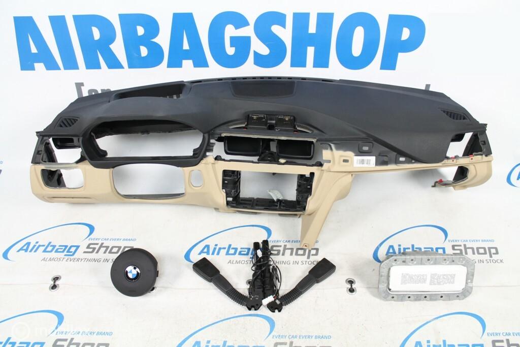 Airbag set - Dashboard beige head up M BMW F30 F31 F34, Gebruikt, Ophalen of Verzenden
