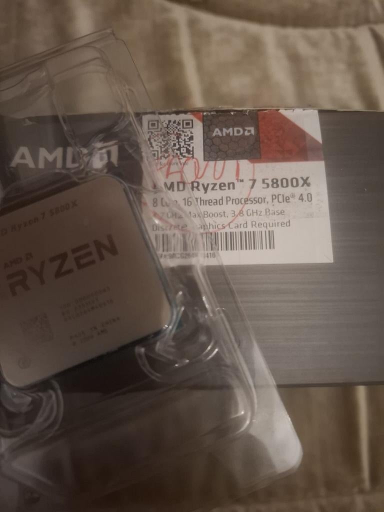 Ryzen 7 5800x - am4 - Inclusief originele doos, Computers en Software, Processors, Ophalen of Verzenden