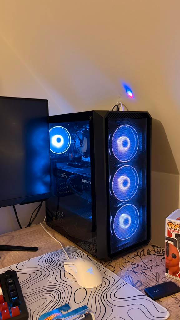 Gaming Pc RTX 5070 Ryzen 7, Computers en Software, Desktop Pc's, Zo goed als nieuw, Gaming, Ophalen