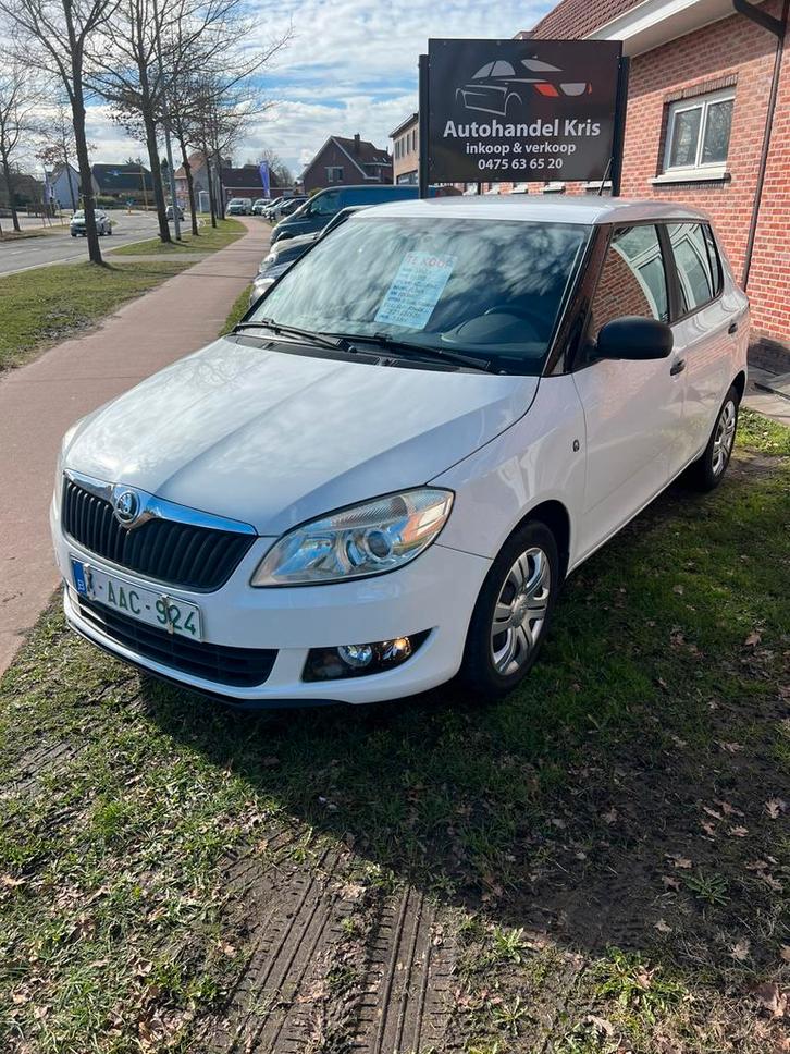 Skoda fabia 1.2i benzine 12/2014 5 deurs airco, Autos, Skoda, Entreprise, Fabia, ABS, Airbags, Air conditionné, Verrouillage central
