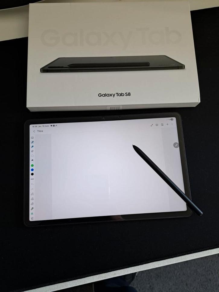 Samsung Galaxy Tab S8 – État impeccable, Computers en Software, Android Tablets, Zo goed als nieuw, Wi-Fi, 11 inch, 128 GB, Gps