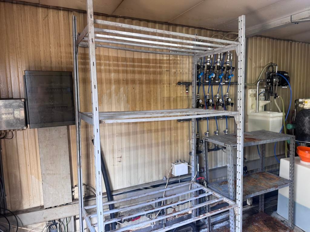 Magazijn rek incl muur bevestiging, Ophalen