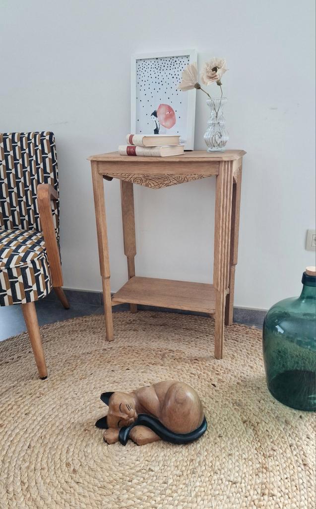 Table d'appoint vintage, Maison & Meubles, Tables | Dessertes, Chêne