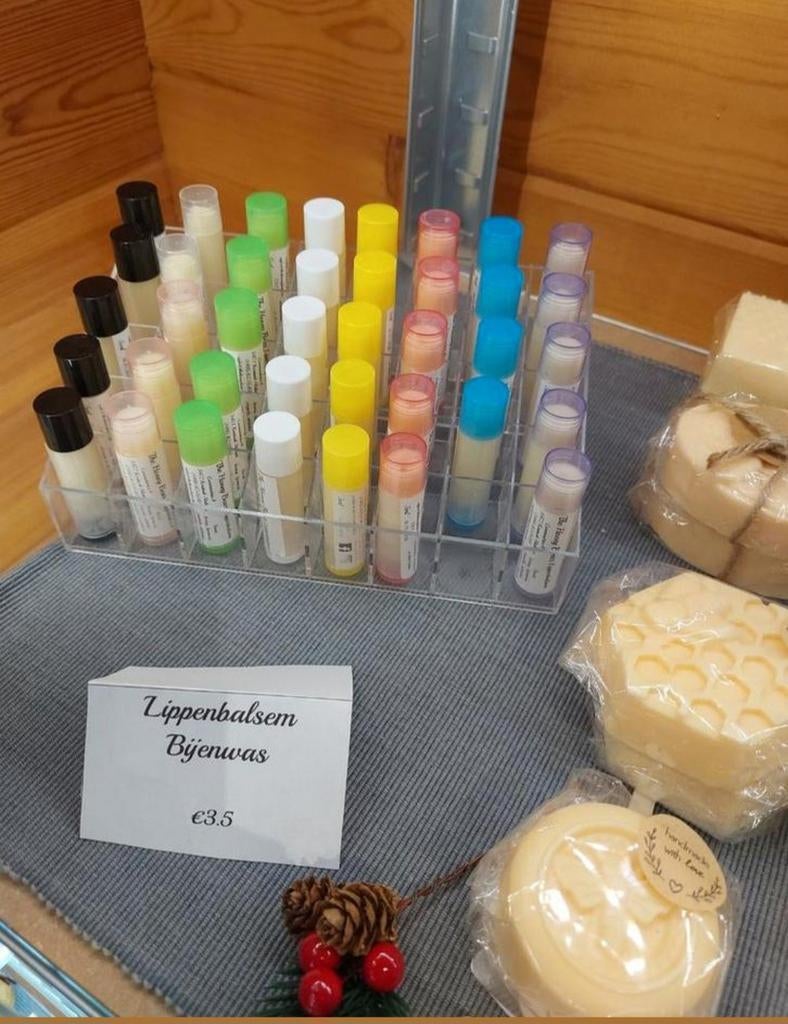 Lippenbalsem op basis van bijenwas imker, Ophalen of Verzenden