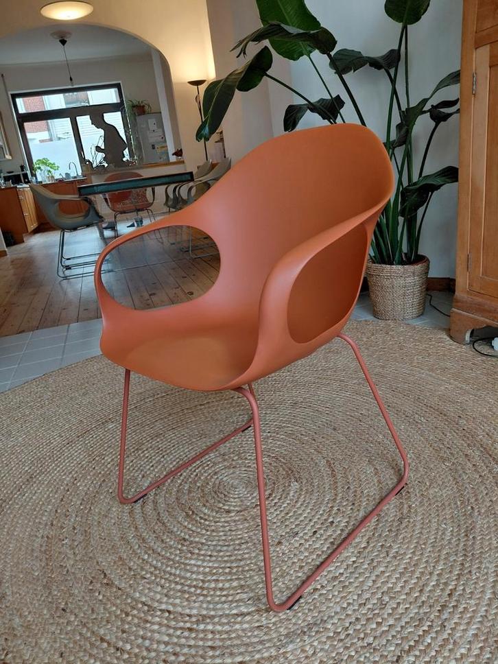 2 Kristalia designstoelen, terracotta model Elephant, Huis en Inrichting, Stoelen, Zo goed als nieuw, Twee, Overige kleuren, Ophalen