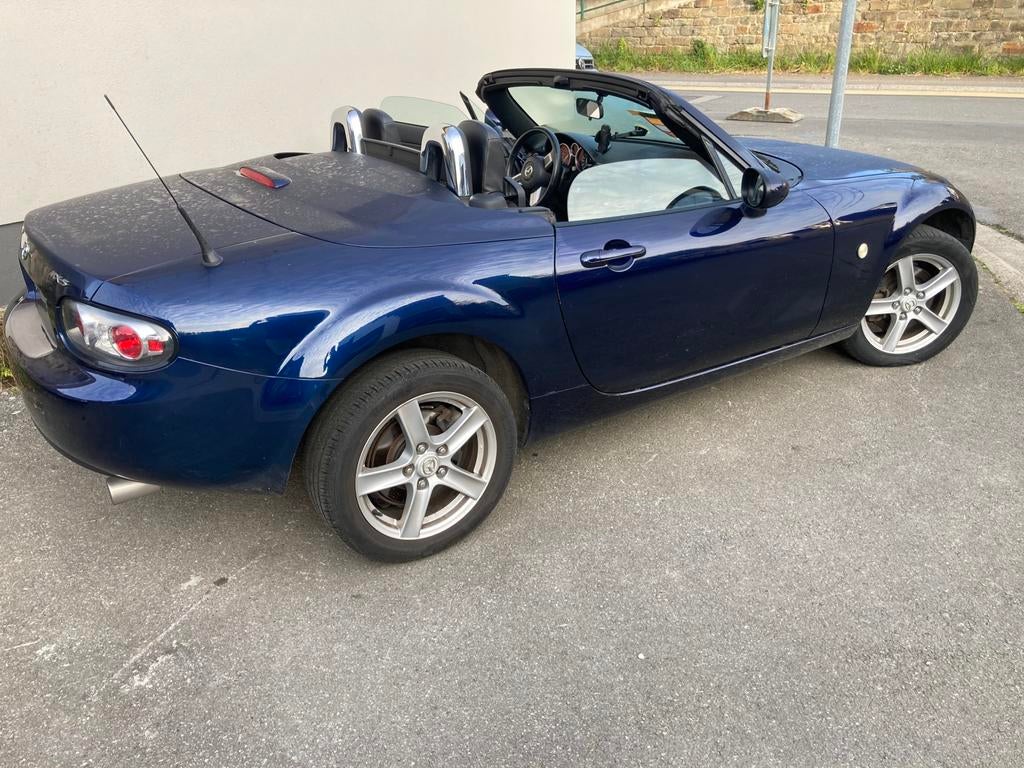 Mazda MX5-NC, Auto's, Mazda, Achterwielaandrijving, Zwart, Cabriolet, Blauw