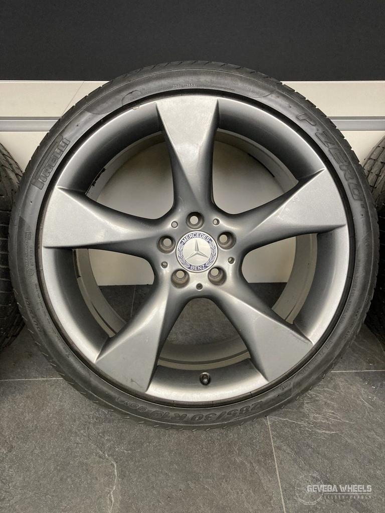 19” originele Mercedes-Benz CLS W218 velgen + banden 5x112, Autos : Pièces & Accessoires, Pneus & Jantes, Pneus et Jantes, Pneus été