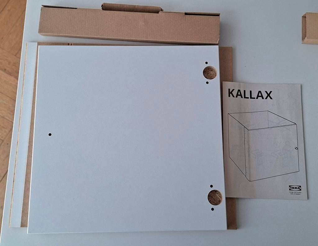 2 blocs porte IKEA KALLAX (blanc, 33x33 cm), Maison & Meubles, Enlèvement, Neuf