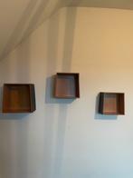 Set van 3 Moderne Wandkubussen, Huis en Inrichting, Ophalen, Zo goed als nieuw