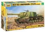 ZVEZDA 3532 SOVIET TANK DESTROYER ISU-152 échelle 1/35, Overige merken, Tank, 1:32 tot 1:50, Nieuw