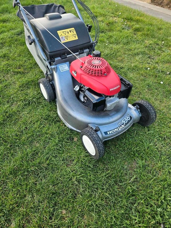 Honda grasmaaier hrd 536 zelftrekker 11/2019, Tuin en Terras, Grasmaaiers, Zo goed als nieuw, 50 cm of meer, Opvangzak, Versnellingen