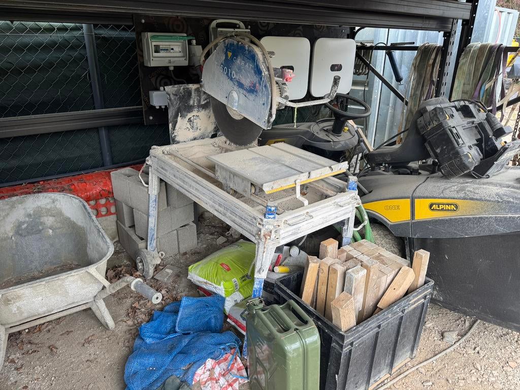 Carat steen/blokken 14,5cm 50cm lang zaag, Ophalen, Zo goed als nieuw